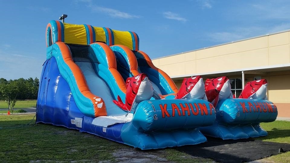 Cheap kids big kahuna inflatable water slide commercial for sale