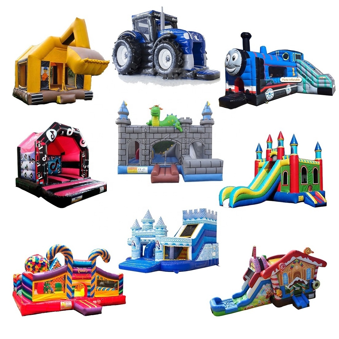 Customized kids small toy balls inflatable bouncer commercial white bounce house adult big bouncy jumper jumping castle large