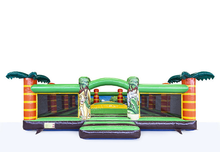 China Factory Price Air Mountain Playground Outdoor Jungle Gym Inflatable Game With Walls