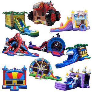 New Design Inflatable Moonwalk Water Bounce House Bouncer Bouncy Castle Combo Jumping Commercial Bounce House For Party Rentals