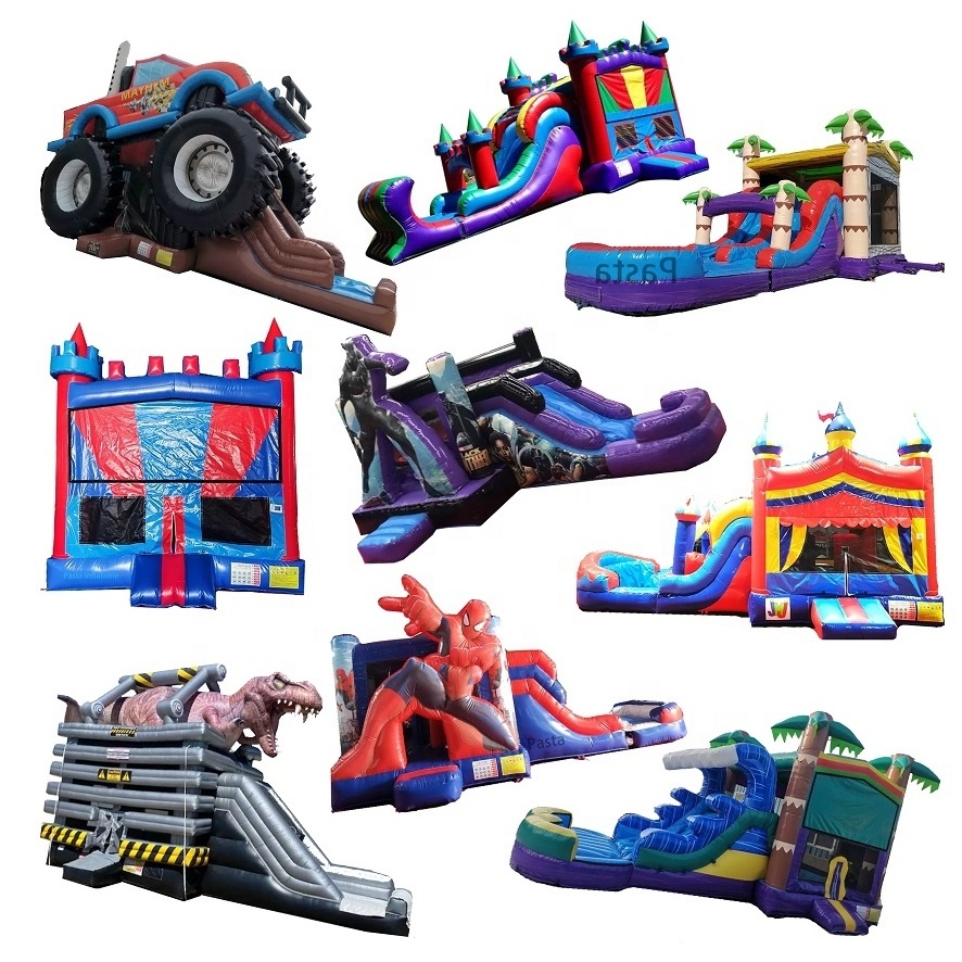 New Design Inflatable Moonwalk Water Bounce House Bouncer Bouncy Castle Combo Jumping Commercial Bounce House For Party Rentals