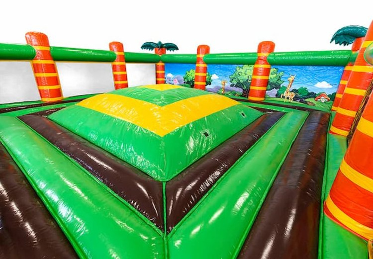 China Factory Price Air Mountain Playground Outdoor Jungle Gym Inflatable Game With Walls