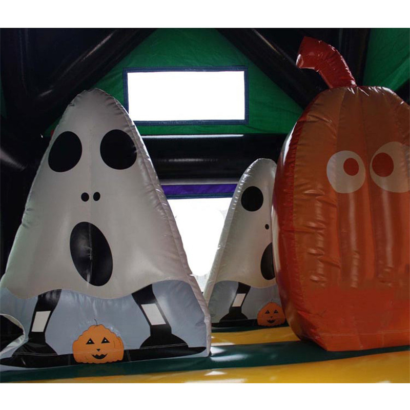 Hot item Halloween inflatable bouncer pumpkin bouncy castle inflatable haunted house bounce house