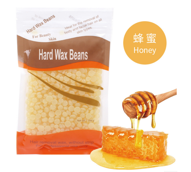 Hard Wax With Treatment Oils, Hard Wax Beads for Leg Underarm Face Bikini Hair Remover