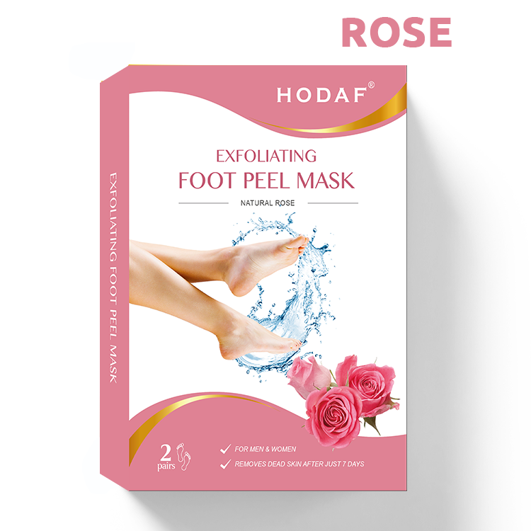 CE ISO exfoliation foot feet care peeling mask free sample skin socks type private label removal peel off hand and foot mask