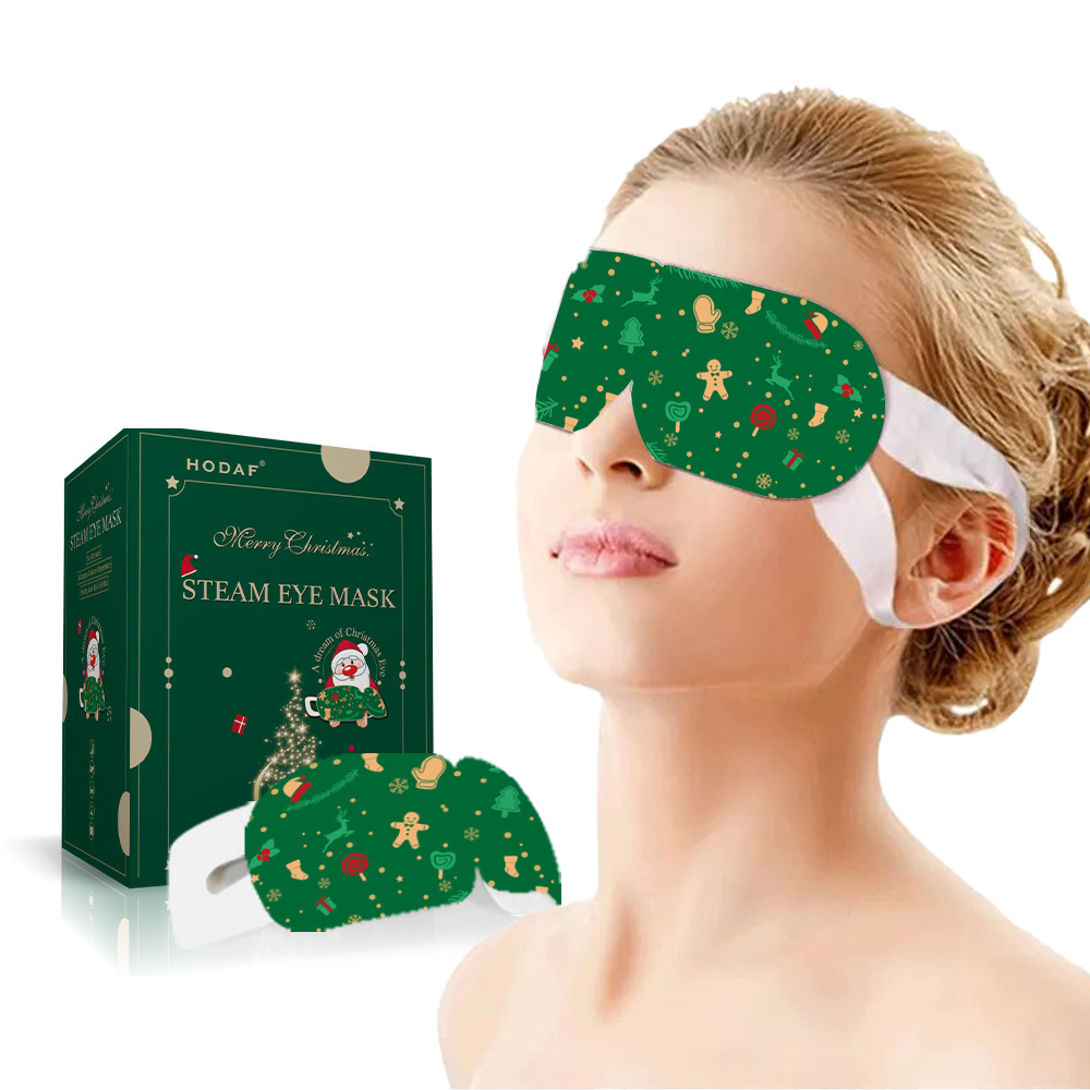 Adjustable Lavender Health Care Steam Silk Bamboo Personalised Sleeping Warm Eye Mask hot heated steam