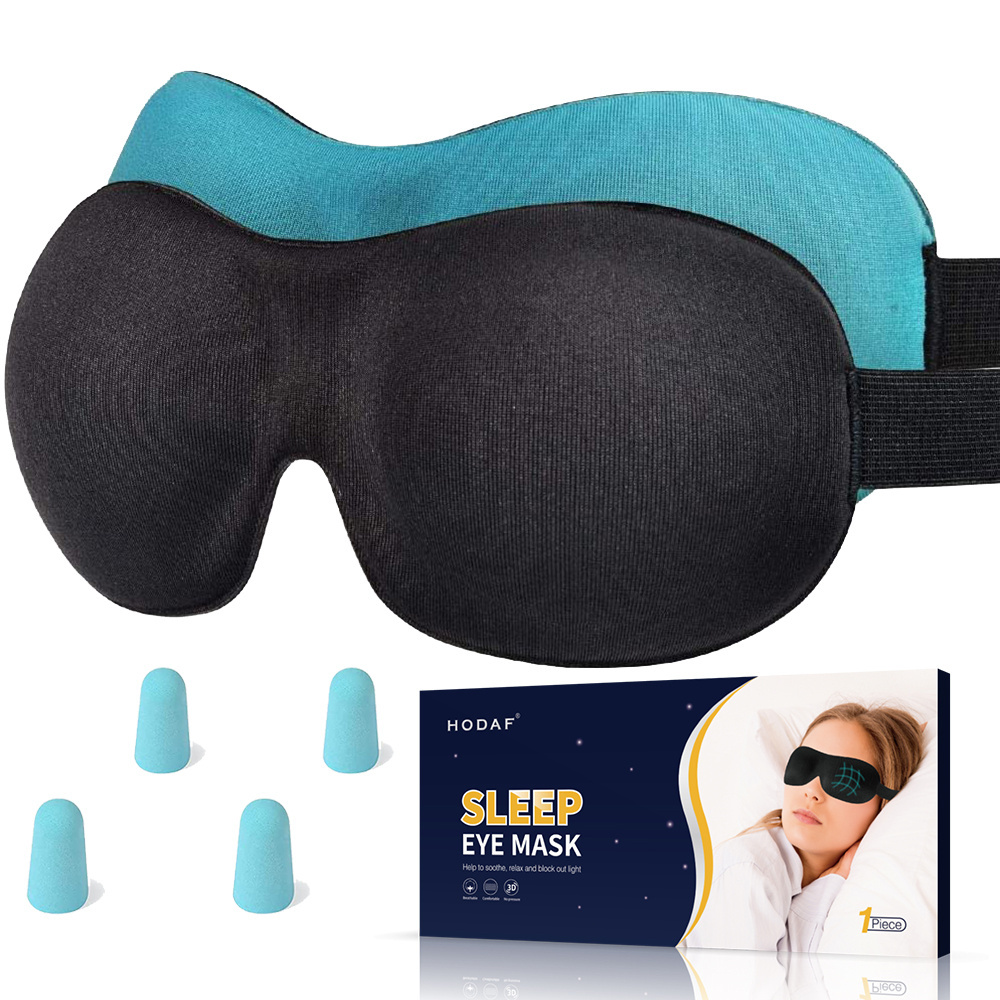 100% blackout light 3d eye mask for sleeping adjustable breathable 3d eye mask