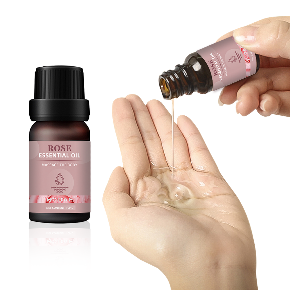 OEM body message rose essential oils for whitening skin anti aging natural rose oil body spa message oil