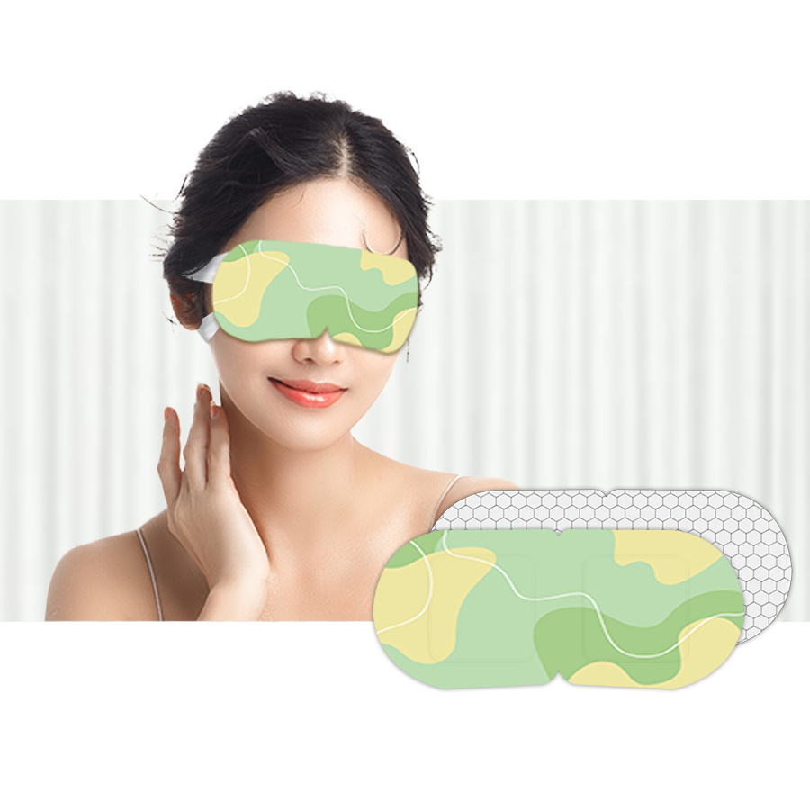 Trending Products 2024 New Arrivals Graphene Self Heated Eye Mask Customized Heat Steam Eye Mask