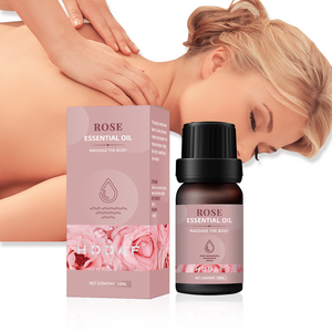 OEM body message rose essential oils for whitening skin anti aging natural rose oil body spa message oil