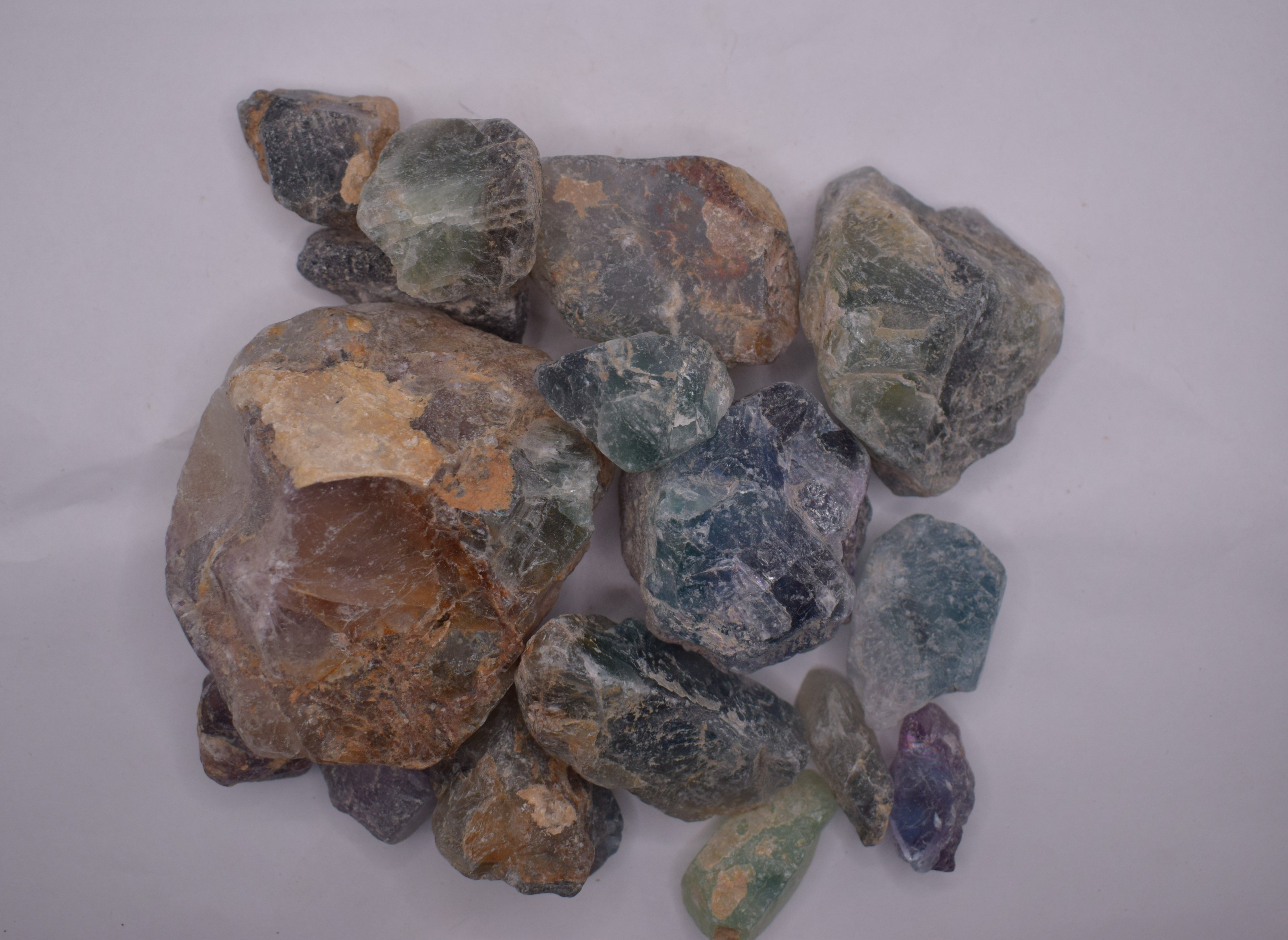 Calcium Fluoride / Fluorspar / Fluorite. 85 % + Premium Grade Fluorspar 85%+ - Crystal Clear Craft Premium Grade