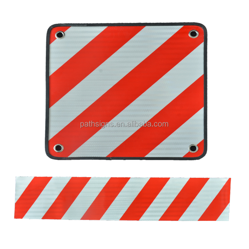 Europe Aluminum  Road Safety Reflective Speed Radar Sign Customized  Class H Reflect  crossing Sign PVC Placard