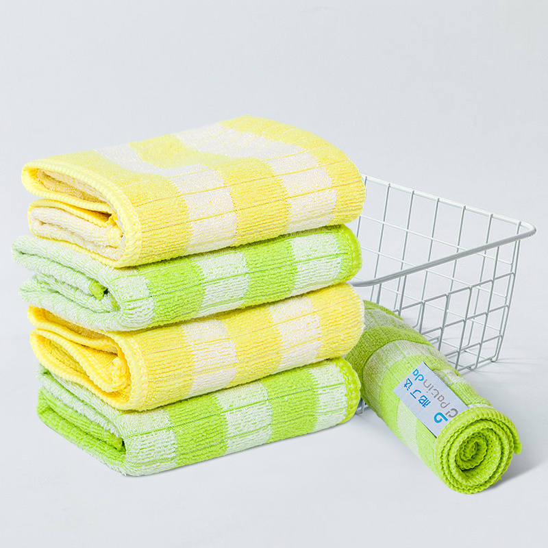 Wholesale custom microfiber kitchen towels dish cloths dish towels 100% bamboo fiber anti bacterial kitchen towel