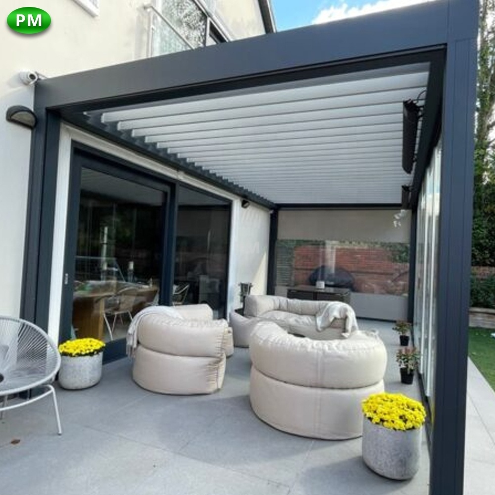 2-20% Discount electric rain cover rain and shades gazebo outdoor cheap pergola bioclimatica