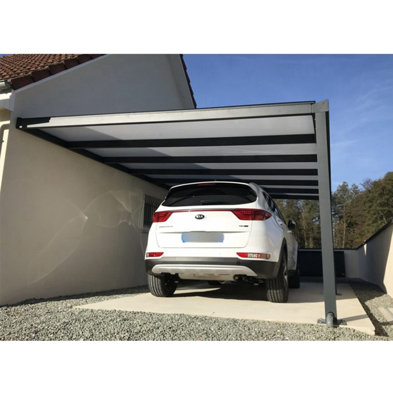 PVC coated polycarbonate awning aluminum carports walkway outdoor canopy