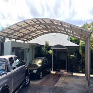 PVC coated polycarbonate awning aluminum carports walkway outdoor canopy