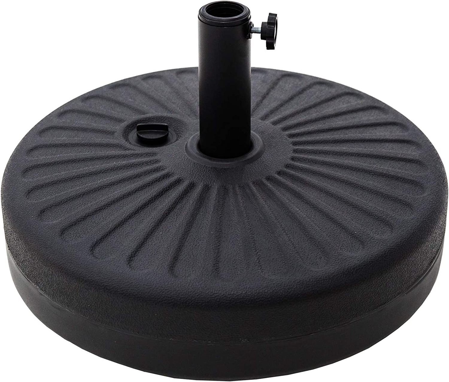 Plastic Round pole Base Stand  Filled with Water or Sand Filled for Outdoor Patio Market Umbrella  Garden Backyard