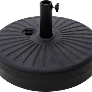 Plastic Round pole Base Stand  Filled with Water or Sand Filled for Outdoor Patio Market Umbrella  Garden Backyard