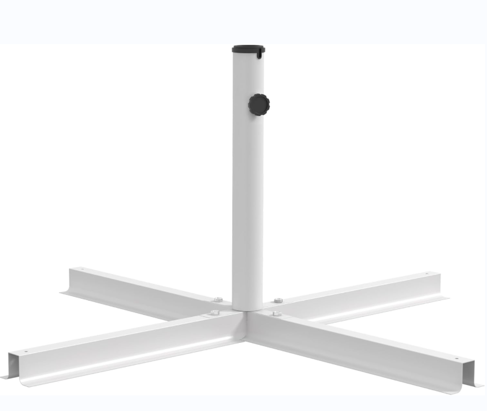 Outdoor Umbrella base Cross base Stand for Small Offset Market Umbrella or Large  Umbrella Base