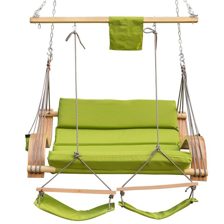 Wooden Hanging Hammock Swing Chair