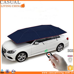 household Remote Control motorcycles exterior accessories Automatic car umbrella Tent Sun Shade Canopy Folded Portable