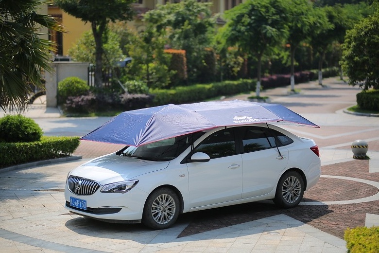 Carport Car Tent Sun Shade Canopy Folded Portable Car Umbrella