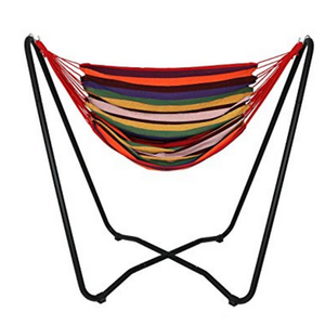 Outdoor Furniture hammock chair swing with metal style X-Type stand