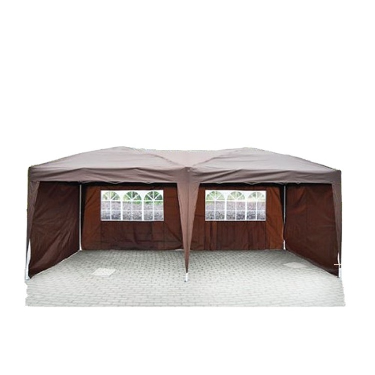 6X3 Metal Large Portable Outdoor Garden Gazebo with Side Walls for gazebo tent