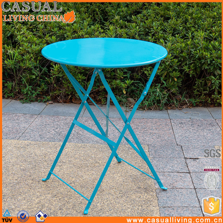 Folding French Metal Bistro Table Chair Sets