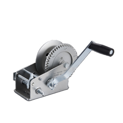 High Quality 2000lbs Manual Hand Winch Boat Trailer Hand Crank Anchor Winch marine winch for boat