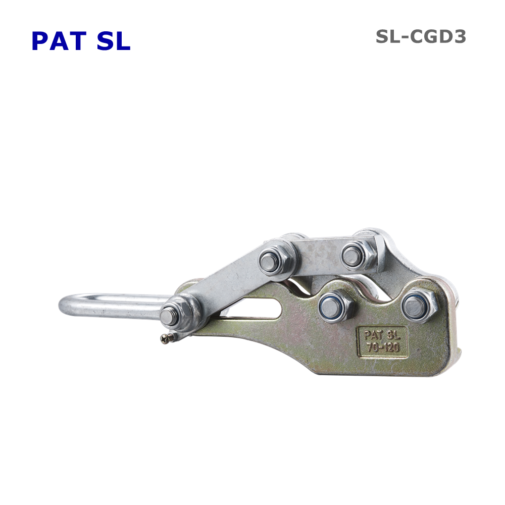 High Quality PAT SL 70-120 GJ  30KN Wire Rope Grip Cable Grip Hand Puller Come along Clamp wire grip Double Cam