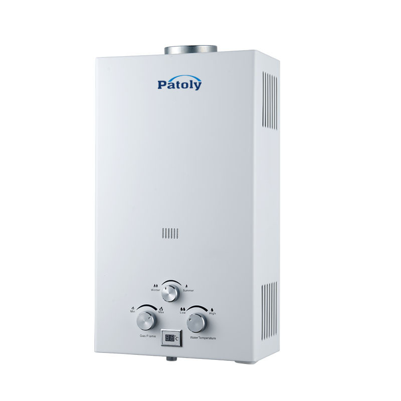 Low Water Pressure Start Tankless Factory Directly Sell Home shower Instant  Wall Mounted propane Gas Water Heater 8L