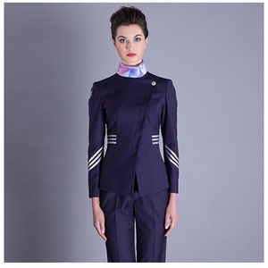 Custom Design Flight women lady emirates airline aircraft plane air hostess suit stewardess uniform