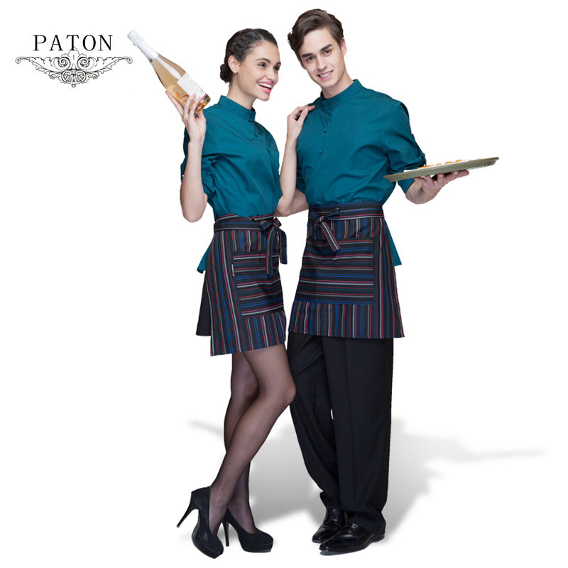 Factory Custom Professional Hotel Kitchen Restaurant work wear Cook Uniform Shirt Tops Chef uniform