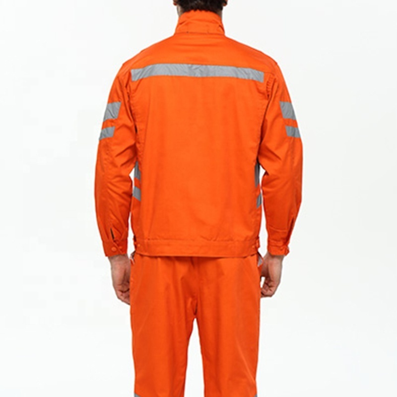 New Designs Custom orange safety snickers workwear Work Uniforms fireman Jacket And Pants