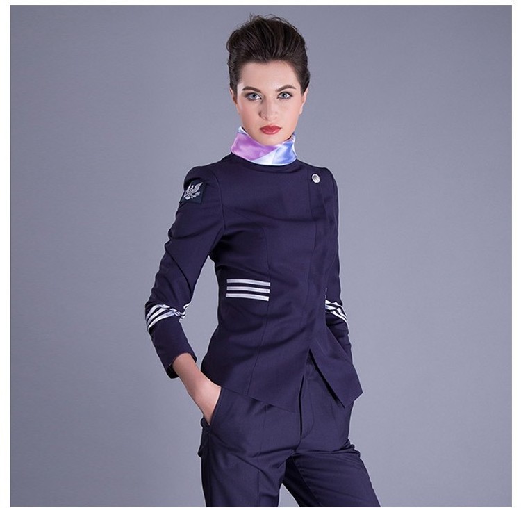 Custom Design Flight women lady emirates airline aircraft plane air hostess suit stewardess uniform