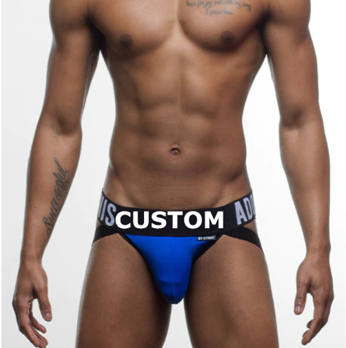 Brand Logo Men Underwear OEM Design Hot Sexy See Through Mesh Adults Picture for Men Knitted Gay Hot Sexy Gay Men Thong Express