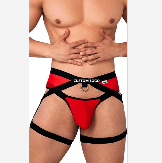 PATON FACTORY CUSTOM Low rise and lean cut on the sides Sexy Garter straps used jock straps gay men jock straps  homme