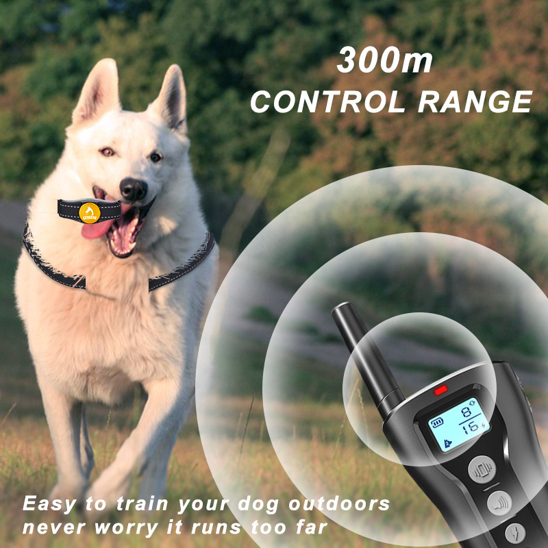 PATPET Dog Training  Collar 2022 Sport Pet Trainer Collar Remote Control Shock Collar For Dogs Waterproof Anti bark