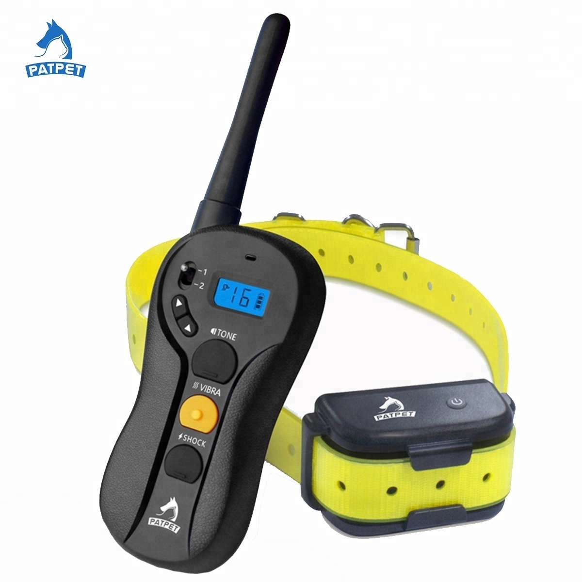 2023 Top Selling  Humane Electric Shock Training Collar Barking Remote Control Anti Bark Trainer Waterproof Rechargeable