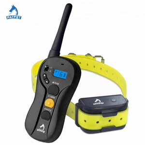 2023 Top Selling  Humane Electric Shock Training Collar Barking Remote Control Anti Bark Trainer Waterproof Rechargeable