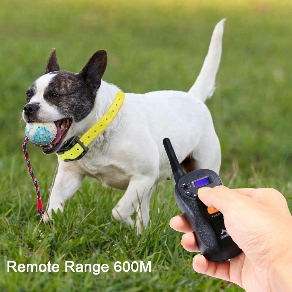 2023 Top Selling  Humane Electric Shock Training Collar Barking Remote Control Anti Bark Trainer Waterproof Rechargeable