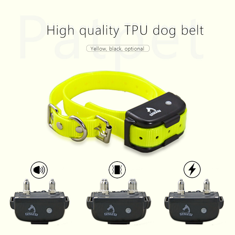 2023 Top Selling  Humane Electric Shock Training Collar Barking Remote Control Anti Bark Trainer Waterproof Rechargeable