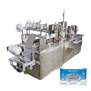 Factory price 2.6kw Automatic four side sealing baby wet wipes manufacturing making machine