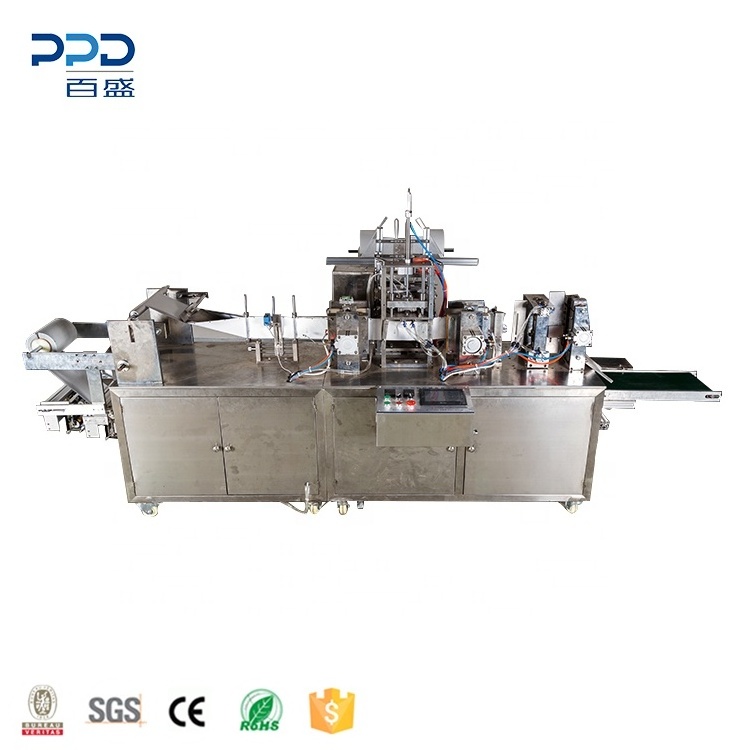 Factory price 2.6kw Automatic four side sealing baby wet wipes manufacturing making machine