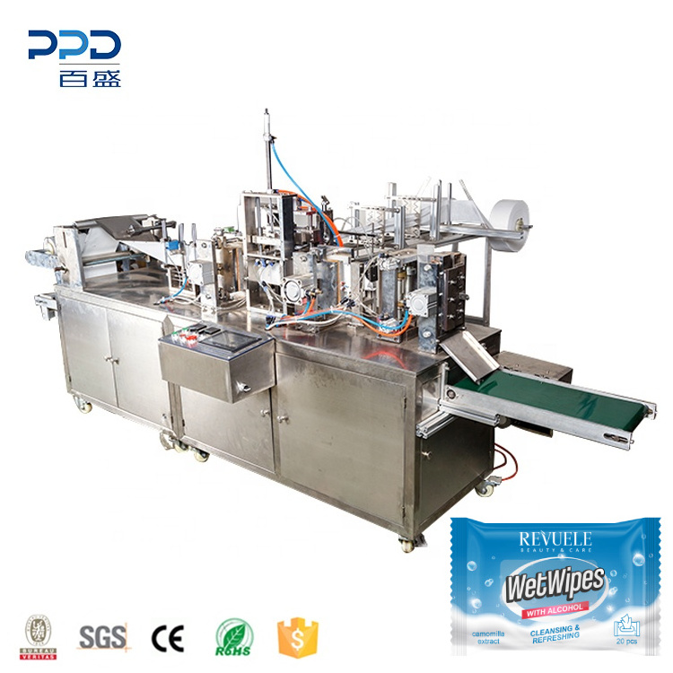 Wet wipes  canister sealing machine wet napkin tissue making machine