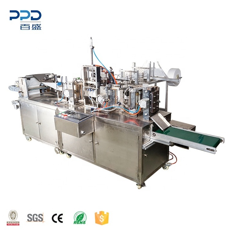 Factory price 2.6kw Automatic four side sealing baby wet wipes manufacturing making machine