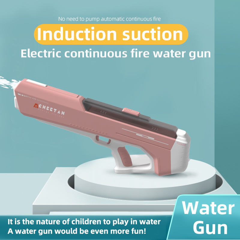 Electric Continuous Shoot Water Gun Waterproof Water Gun Summer Outdoor High-capacity Rechargeable Water Gun Toys For Kids