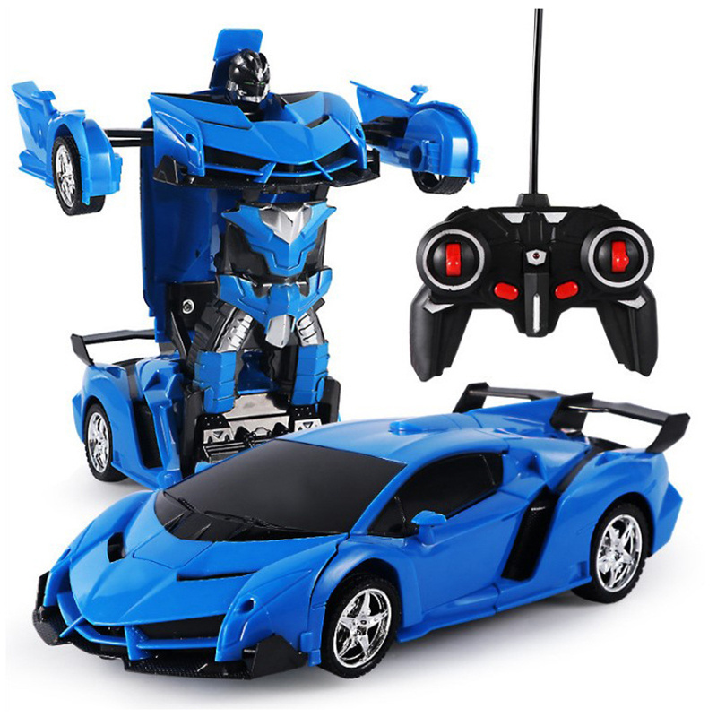 Deformation Racing Vehicle 360 Rotating Stunt Remote Control Transform robot 1/18 rc cars