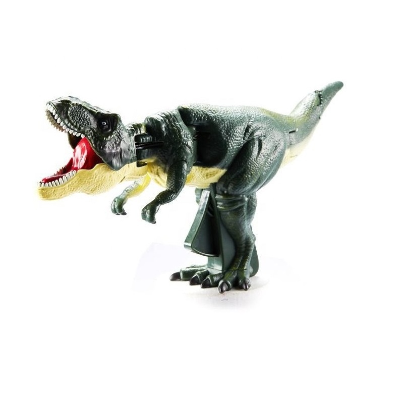 2023 New Selling Children's  Tyrannosaurus t Rex press Dinosaur Toy Gun Swinging Sound Effect for Parent Child Interaction